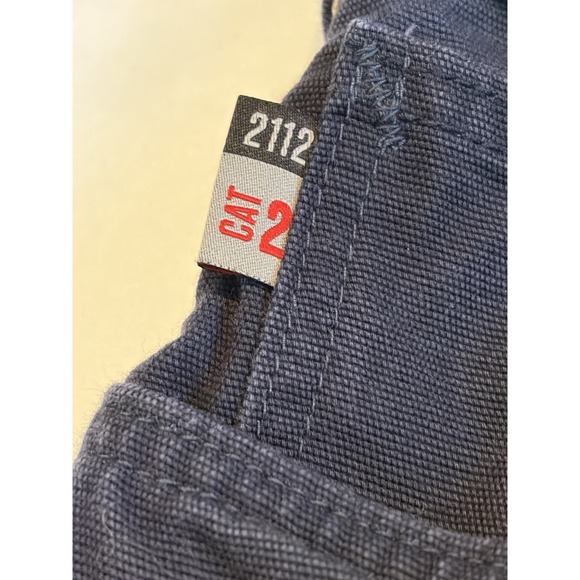 Carhartt FRB159 Flame Resistant Pants 34x32 Loose Fit Navy Canvas CAT 2 Workwear - Picture 5 of 8